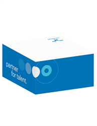 Image of randstad master brand note cube